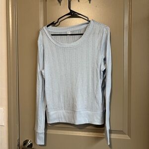 Only Sky Blue Knit Top
